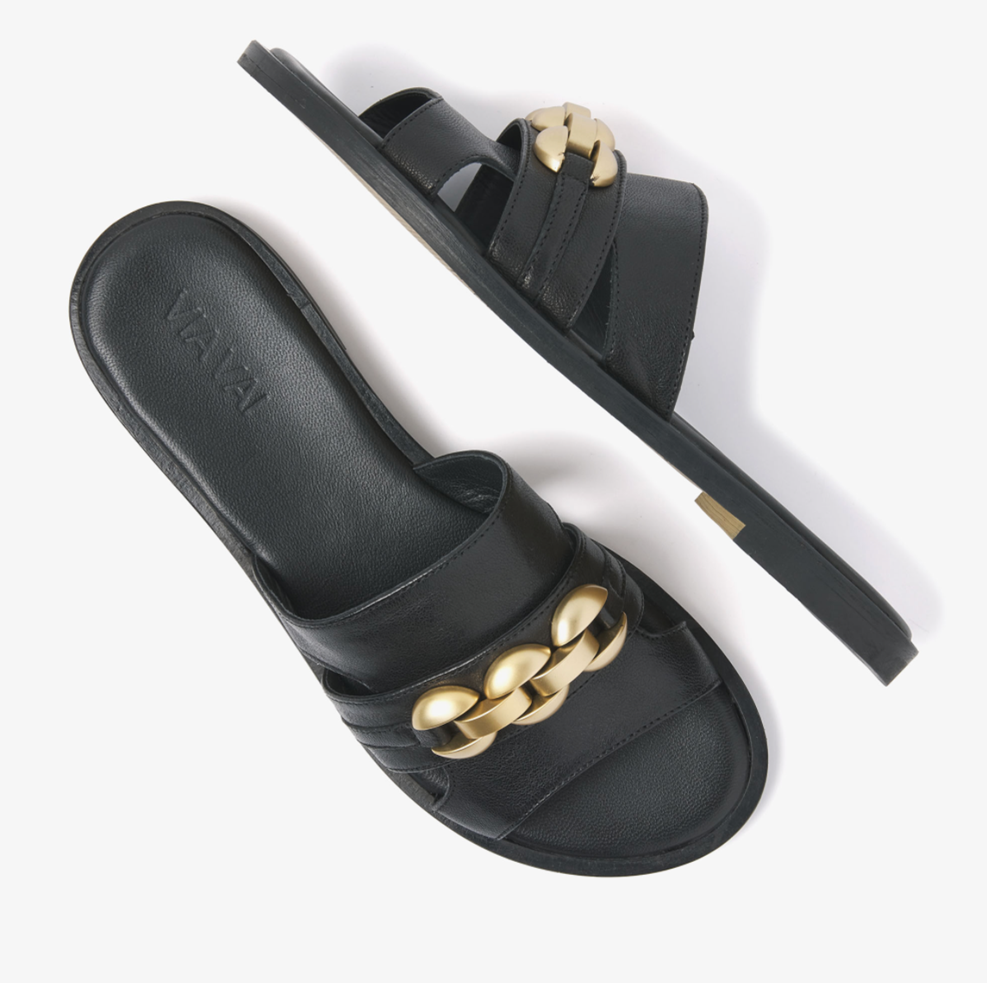 Via Vai Harita Zora slippers Sort dortej
